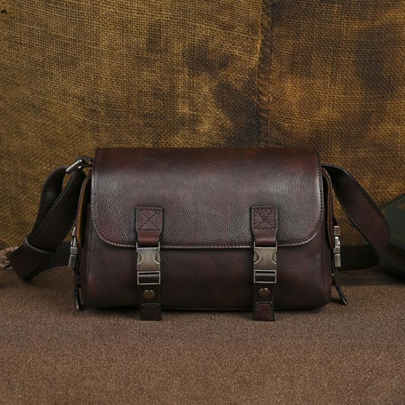 umhängetasche herren leder vintage