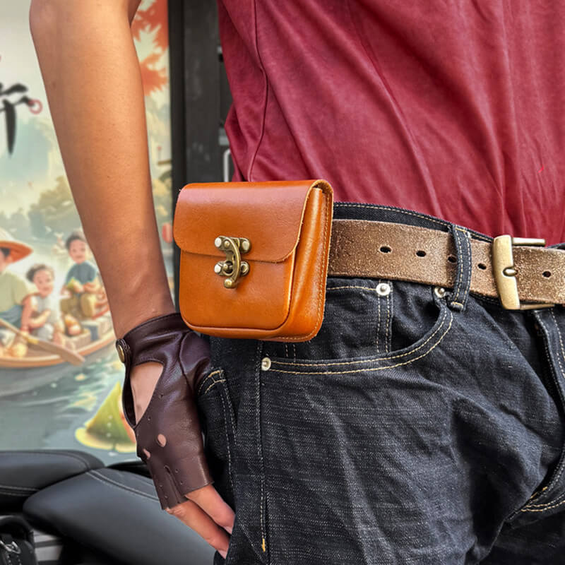 gürteltasche herren leder braun