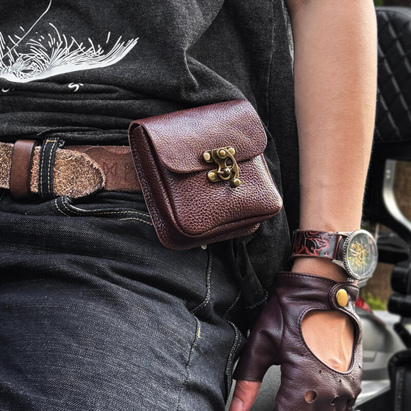 gürteltasche herren leder vintage