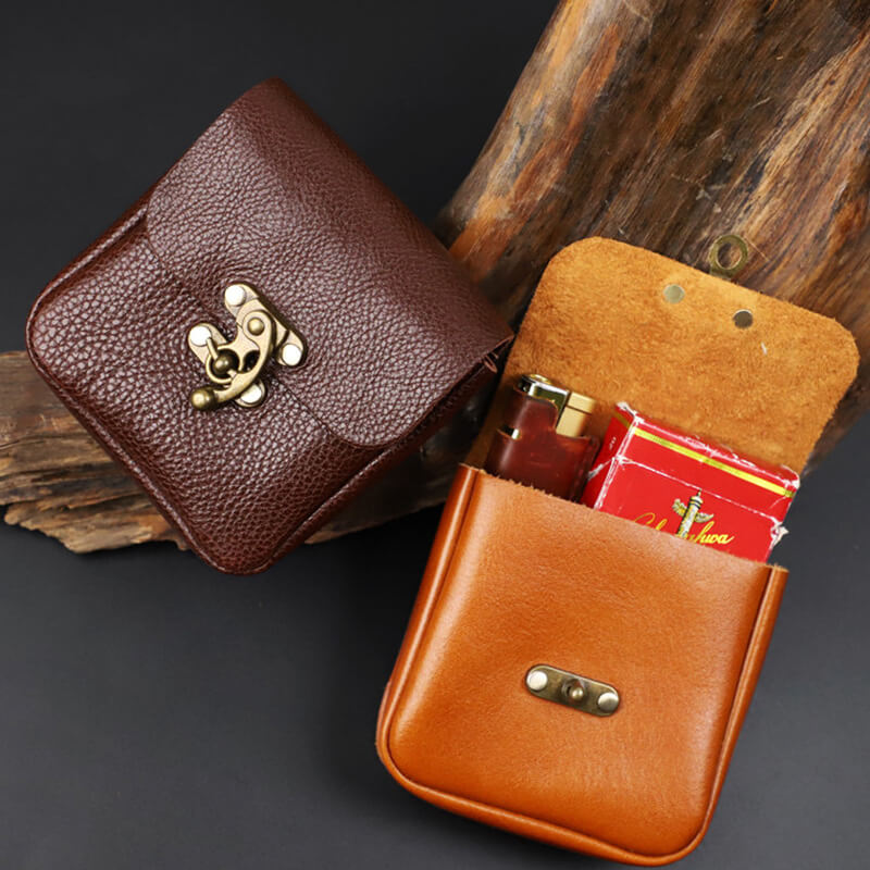 kleine Hüfttasche Gürteltasche Leder für Freizeit in 3 Farben
