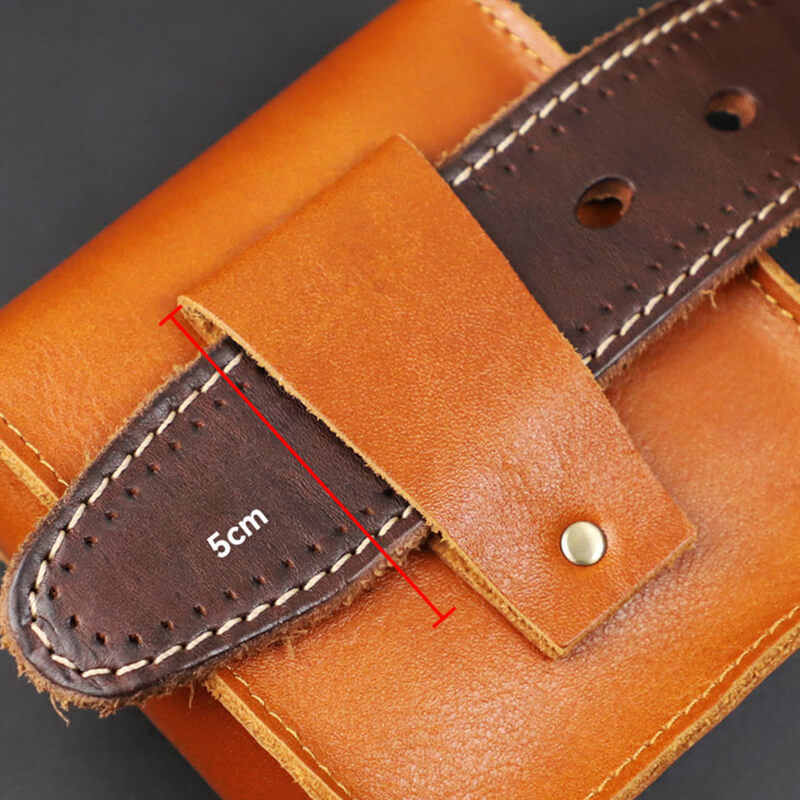 kleine Hüfttasche Gürteltasche Leder für Freizeit in 3 Farben