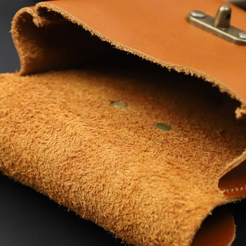 kleine Hüfttasche Gürteltasche Leder für Freizeit in 3 Farben