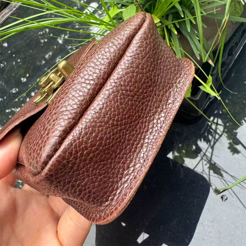 kleine Hüfttasche Gürteltasche Leder für Freizeit in 3 Farben