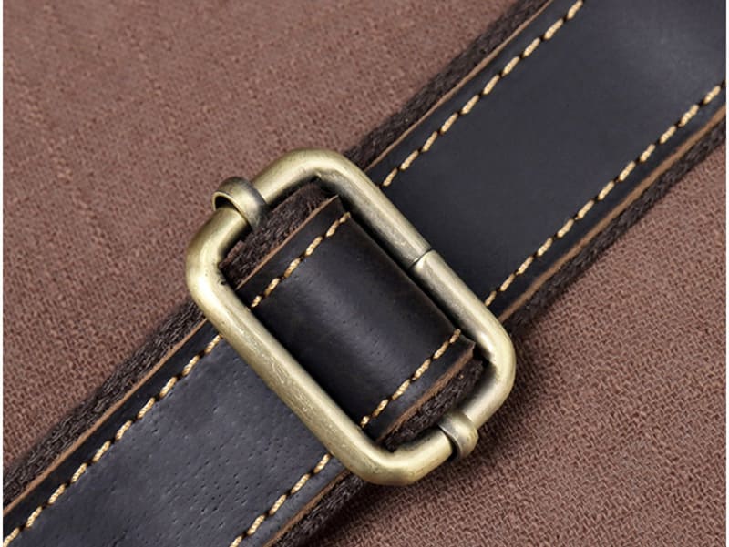 kleine Leder Umhängetasche Herren Vintage rechteckige Tasche für jeden Tag