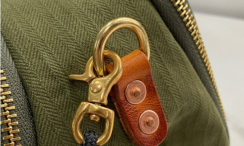 kleine Umhängetasche Canvas in Grün für Damen und Herren Handytasche