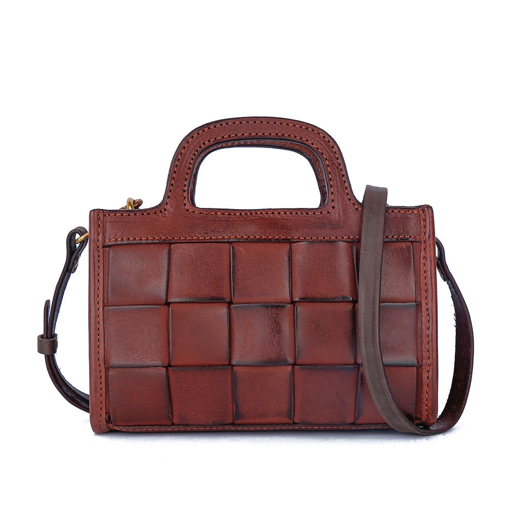 umhängetasche damen rot leder