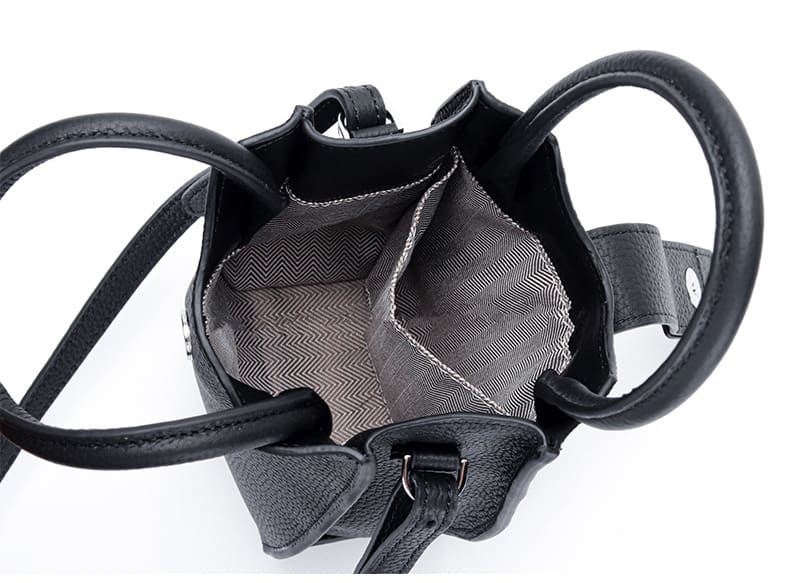 kleine Umhängetasche Damen Handytasche Leder mit Griff