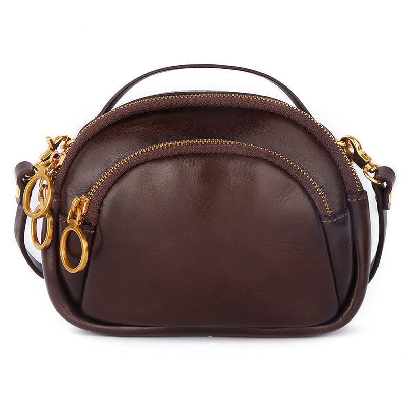 umhängetasche damen leder braun