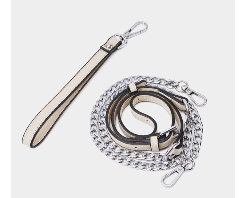 kleine Umhängetasche Elefant Leder mit Kette Clutch Handgelenkgurt Handytasche