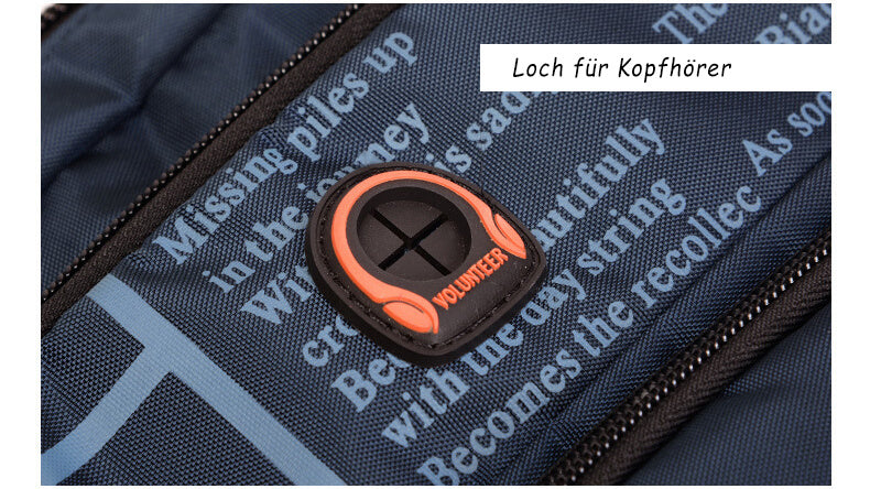 kleine wasserdichte Umhängetasche Herren Oxford Outdoor
