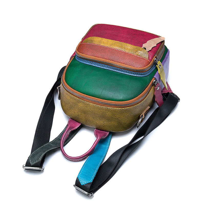 kleiner rucksack damen bunt