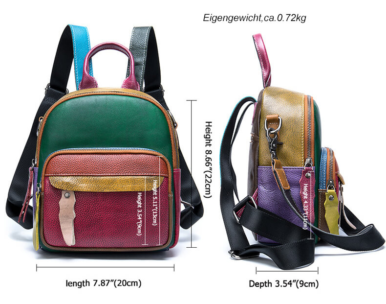 lederrucksack damen klein