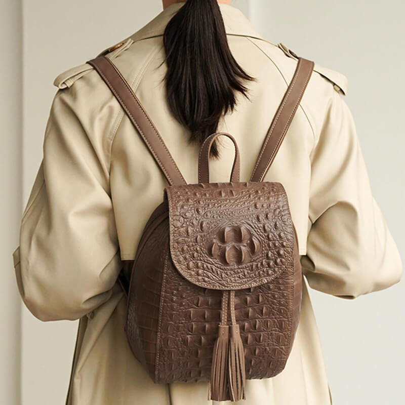 rucksack damen leder klein