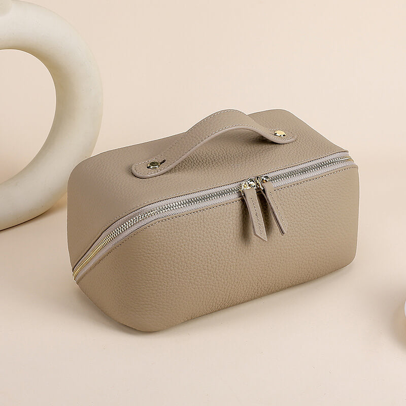 kulturtasche damen khaki