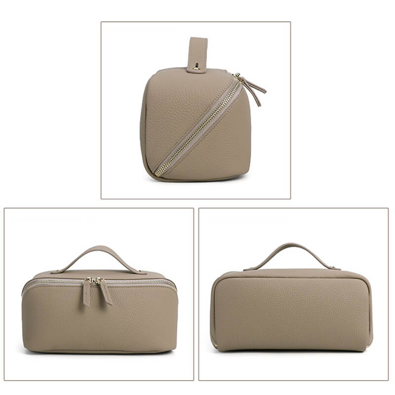 Kulturtasche Damen Leder kulturbeutel Kosmetiktasche für Reisen