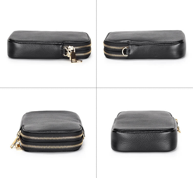 Leder Handytasche zum Umhängen Damen kleine Umhängetasche für Handy