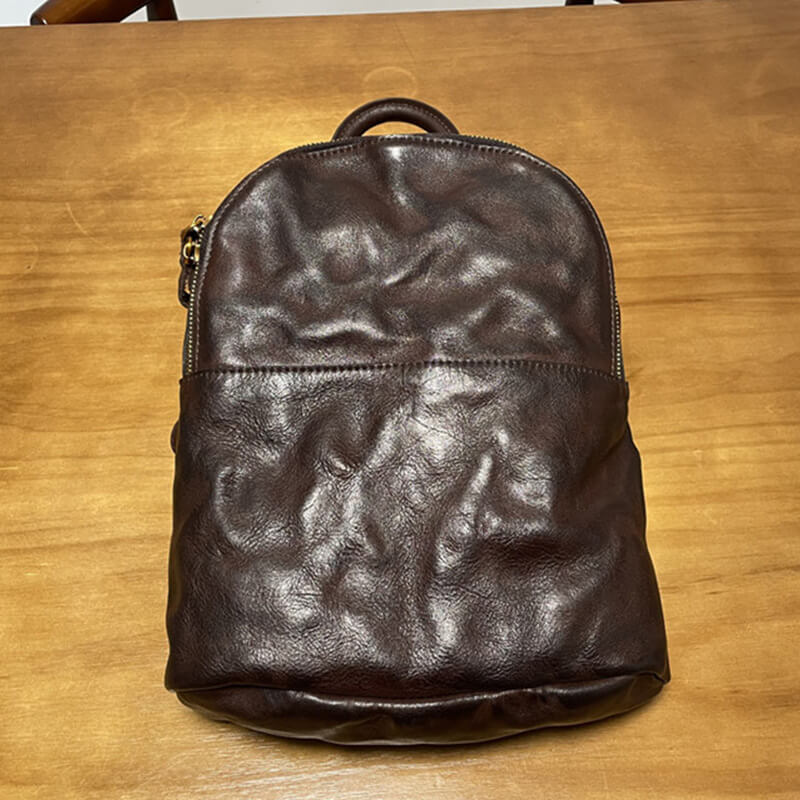 damen rucksack leder vintage