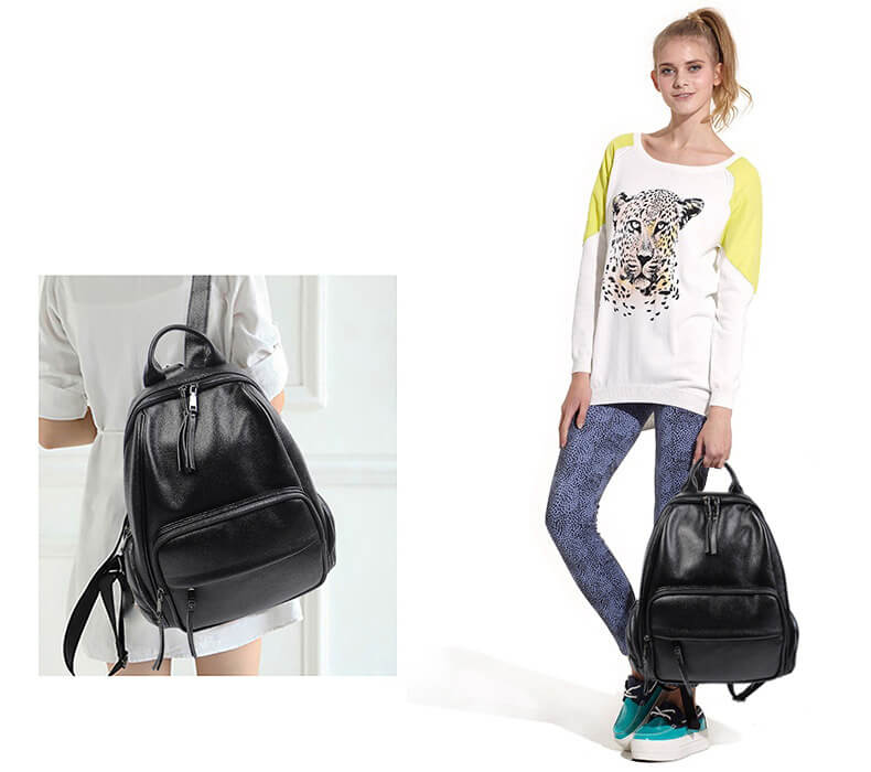 rucksack damen leder