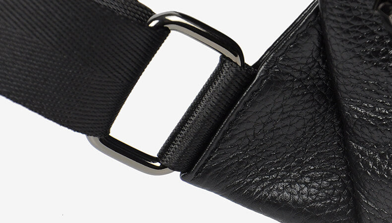 Leder rucksack Damen schwarz schlicht für Alltag