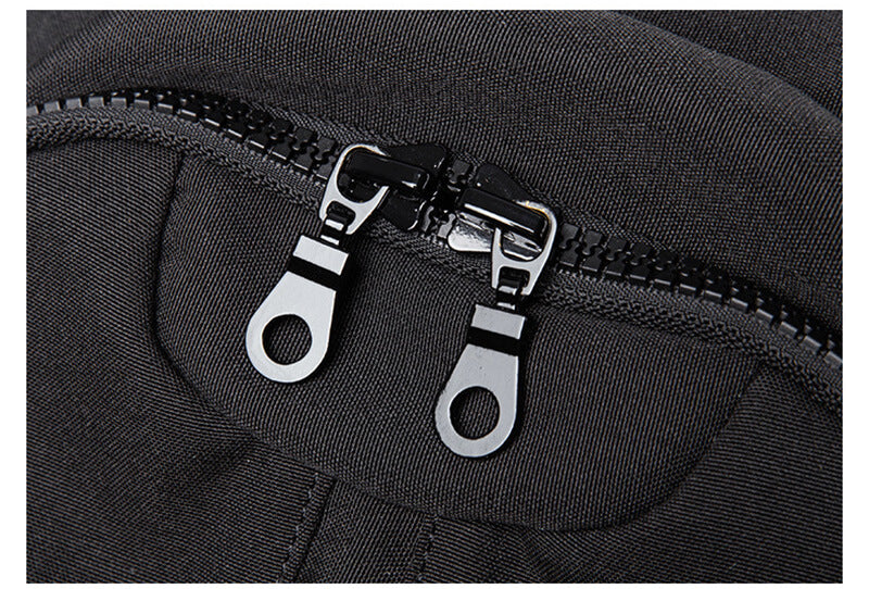 leichter wasserdichter Herren Rucksack Oxford für Reisen und Uni mit Laptopfach und Brustgurt