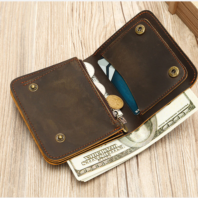 mini portemonnaie herren leder