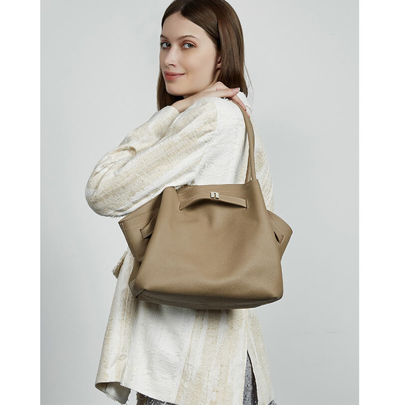 schultertasche frauen leder