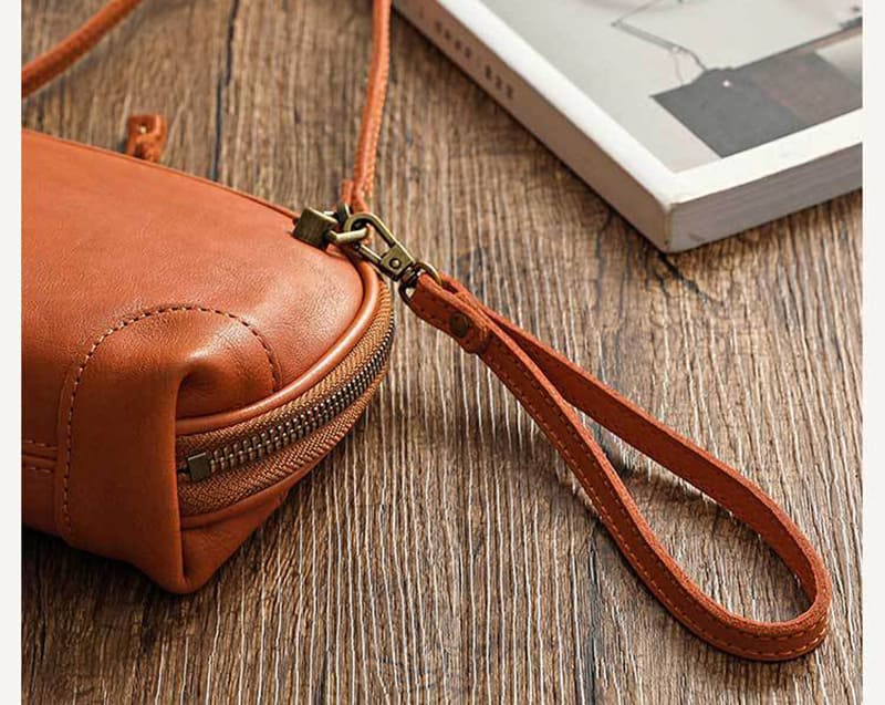 moderne kleine Umhängetasche Damen Leder für den Alltag