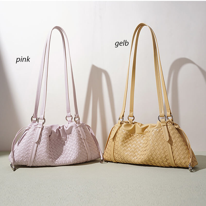 handtasche geflochten leder