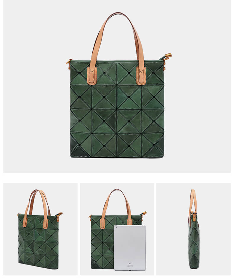 moderne Schultertasche Damen Leder Handtasche Hochformat zum Umhängen