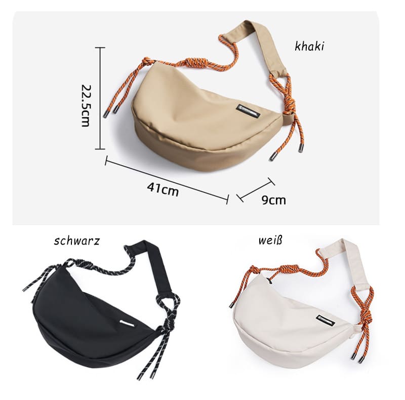 moderne wasserdichte Umhängetasche Herren Oxford mit Seil Gurt