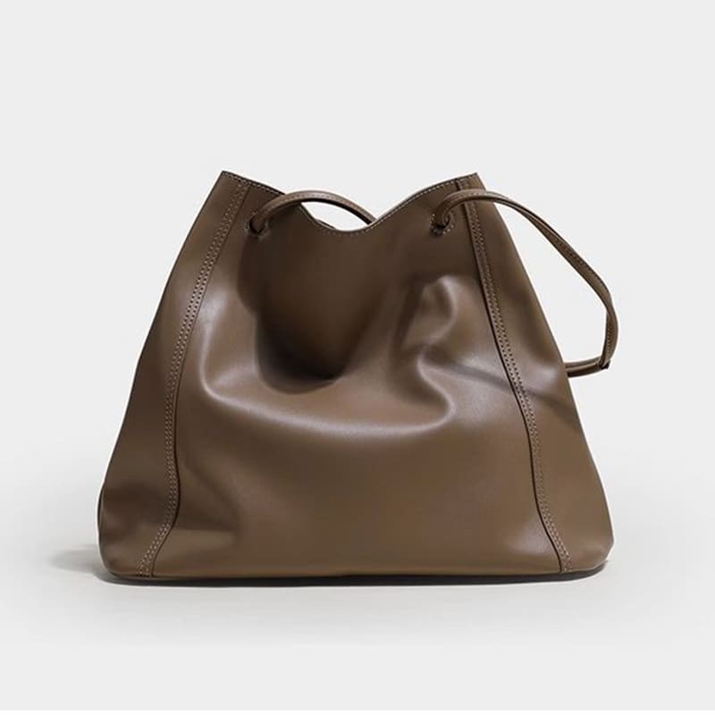 schultertasche damen leder braun