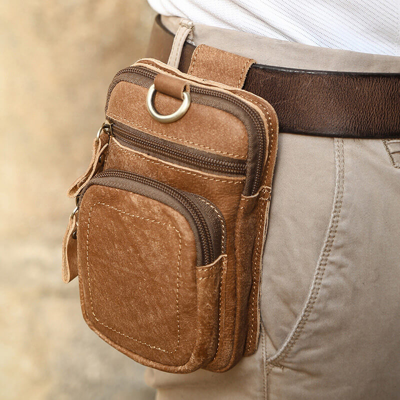 outdoor gürteltasche leder