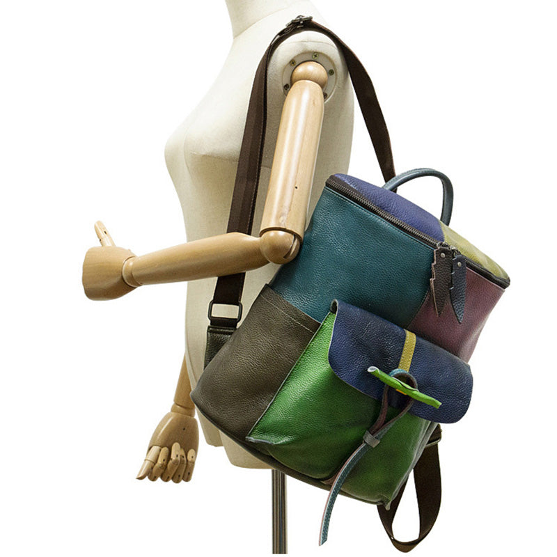 rucksack damen modern leder