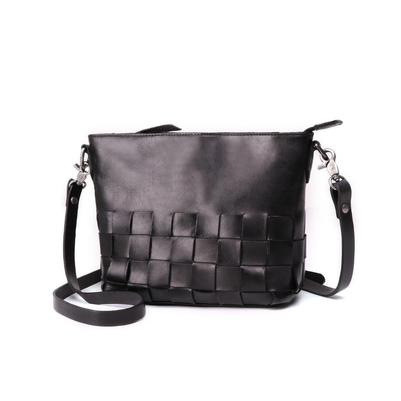 umhängetasche damen leder schwarz