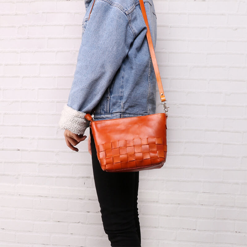 pflanzlich gegerbtes leder tasche