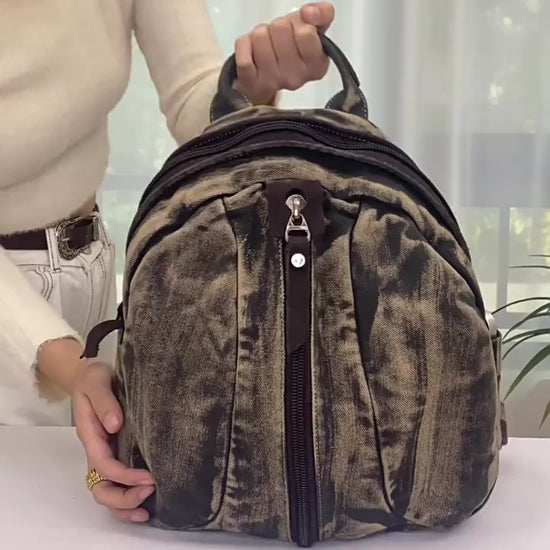 canvas rucksack damen vintage