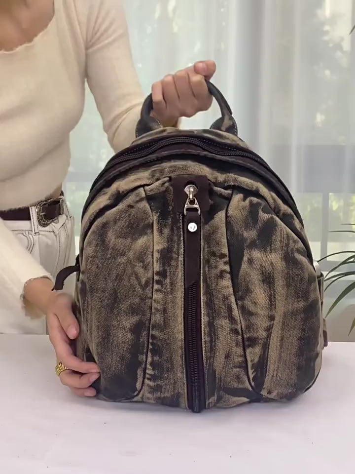 canvas rucksack damen vintage