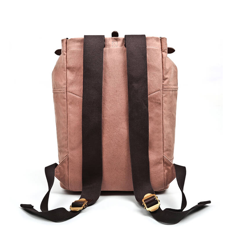 Rucksack Damen aus Canvas Laptopfach für freizeit und Uni in 2 Farben