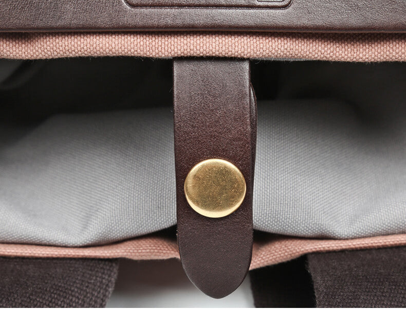 Rucksack Damen aus Canvas Laptopfach für freizeit und Uni in 2 Farben