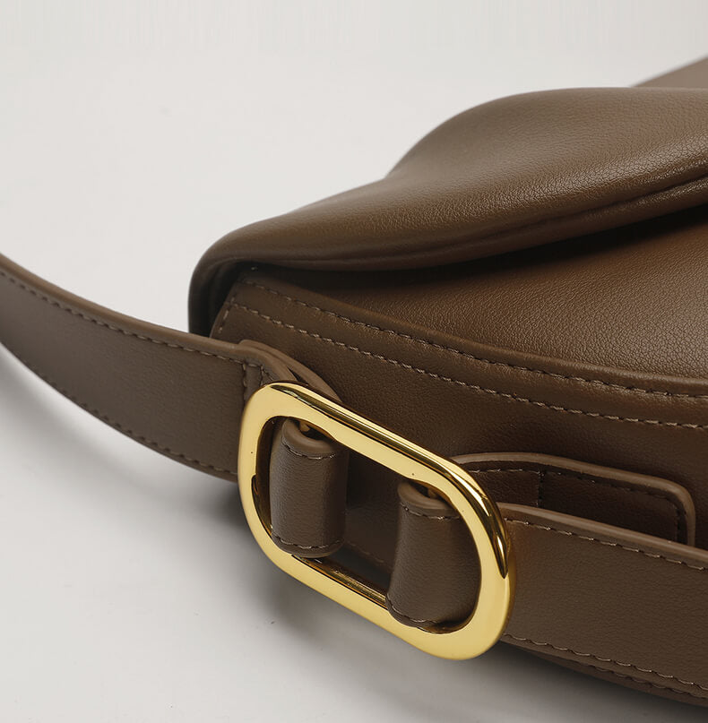 Schultertasche Damen Leder Unterarmtasche moderne Umhängetasche