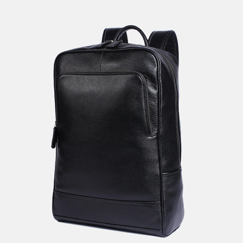 rucksack herren leder schwarz