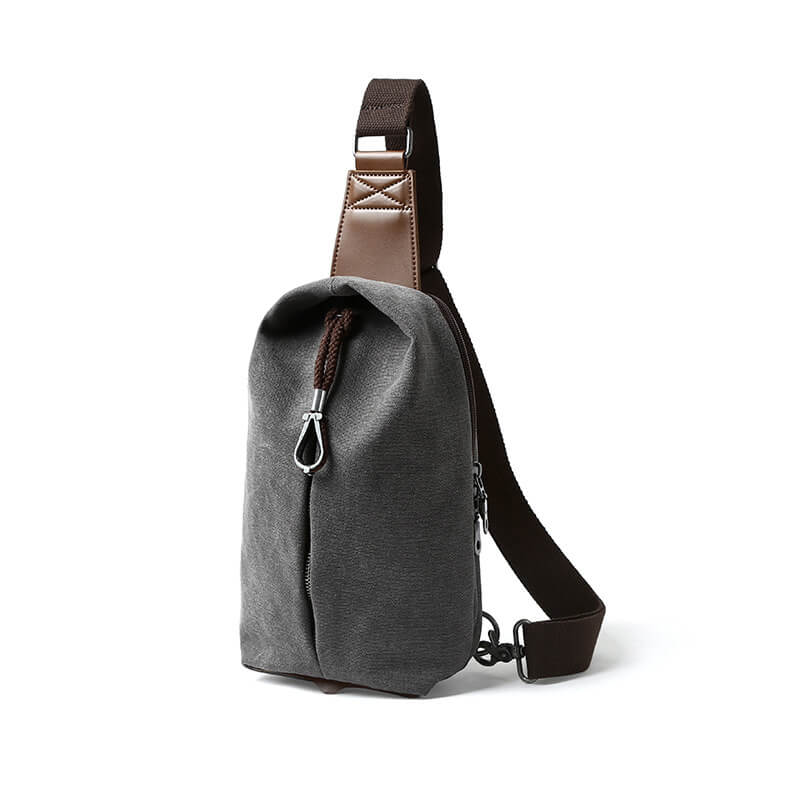 canvas brusttasche