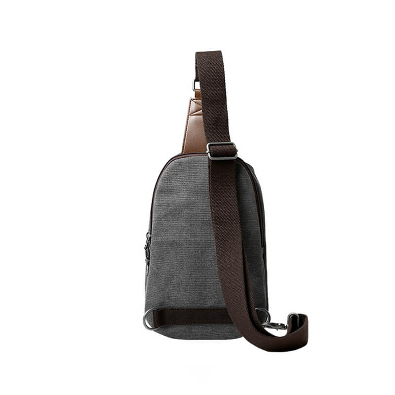 Segeltuch Brustbeutel Herren Umhängetasche Brusttasche Canvas