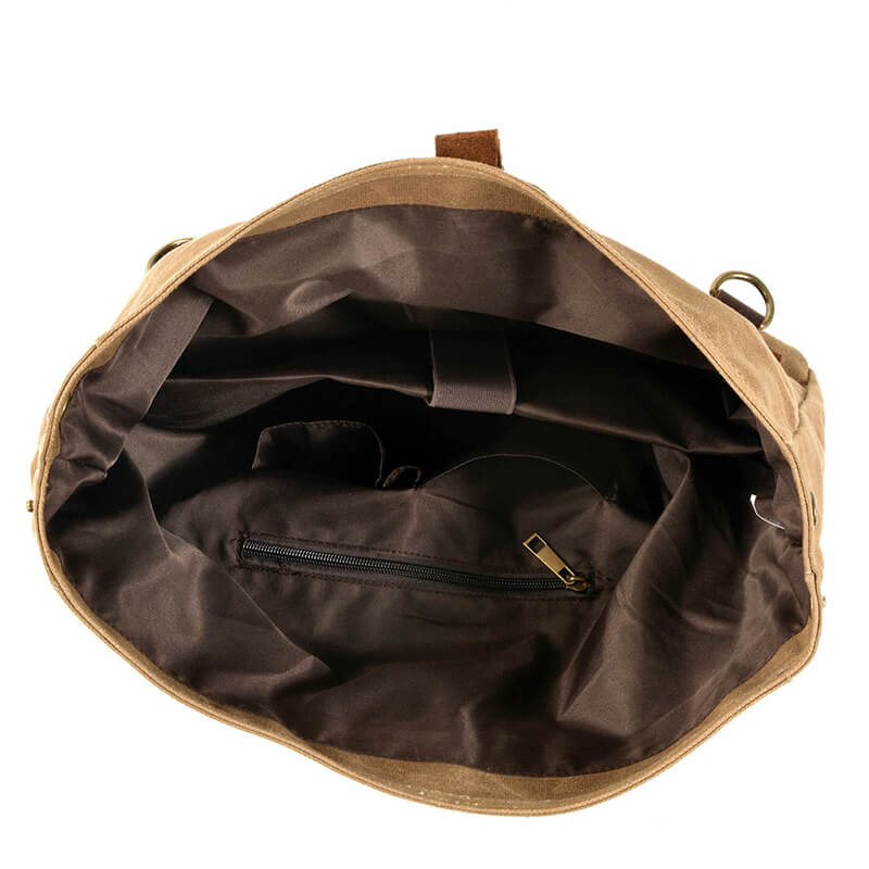 Tasche gewachstes Canvas Outdoor Umhängetasche wasserdicht Herren