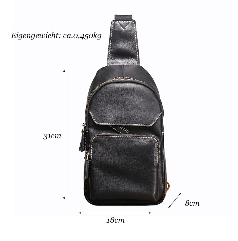 umhängetasche herren brusttasche