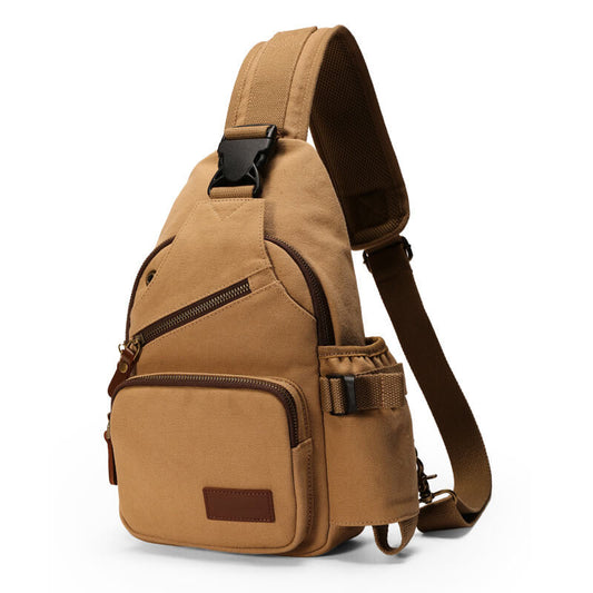 brusttasche herren braun