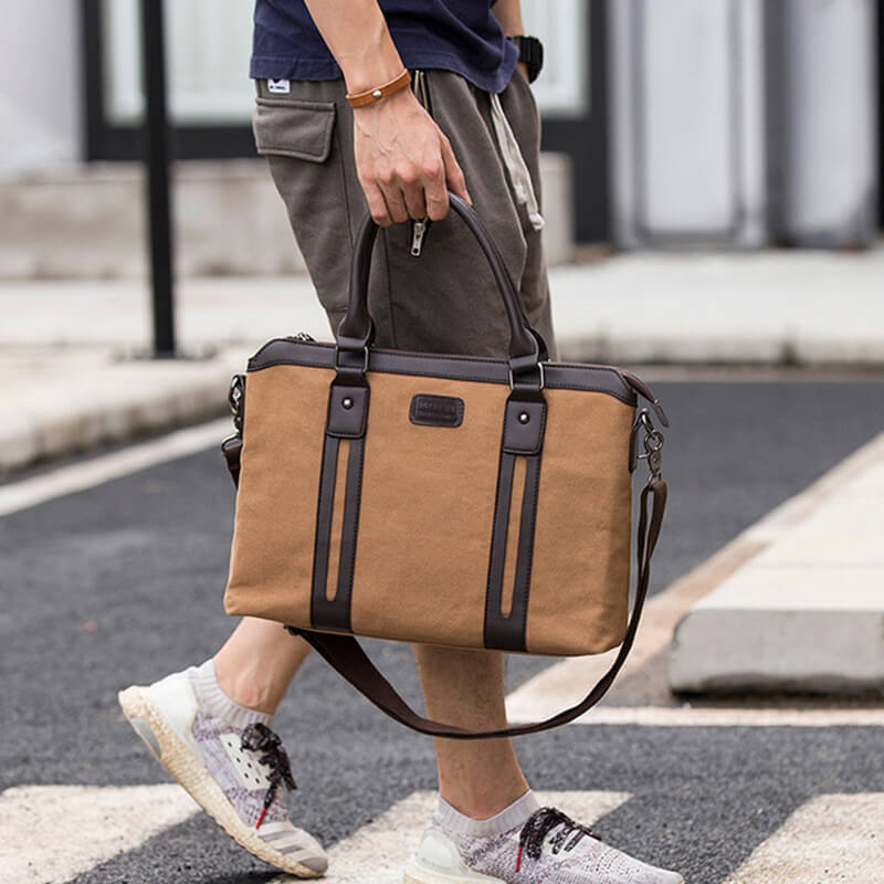 laptoptasche herren canvas