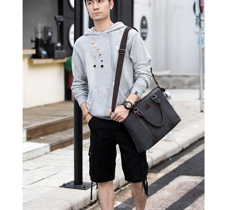 laptoptasche herren canvas
