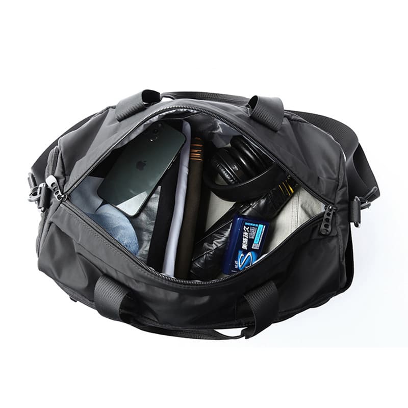 Umhängetasche Herren für Reise Reisetasche Sporttasche leicht aus Oxford mit Schuhfach Nassfach