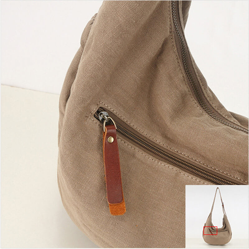 Umhängetasche Unisex groß Crossbody bag für Herren und Damen aus Canvas Vintage
